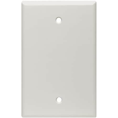 Leviton 1-Gang Midway Thermoset Blank Wall Plate, White 003-80514-00W